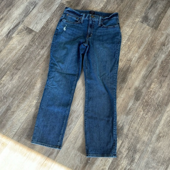 J. Crew Factory High-Rise Slim boyfriend jean in all-day stretch - Straight Leg - Picture 9 of 9